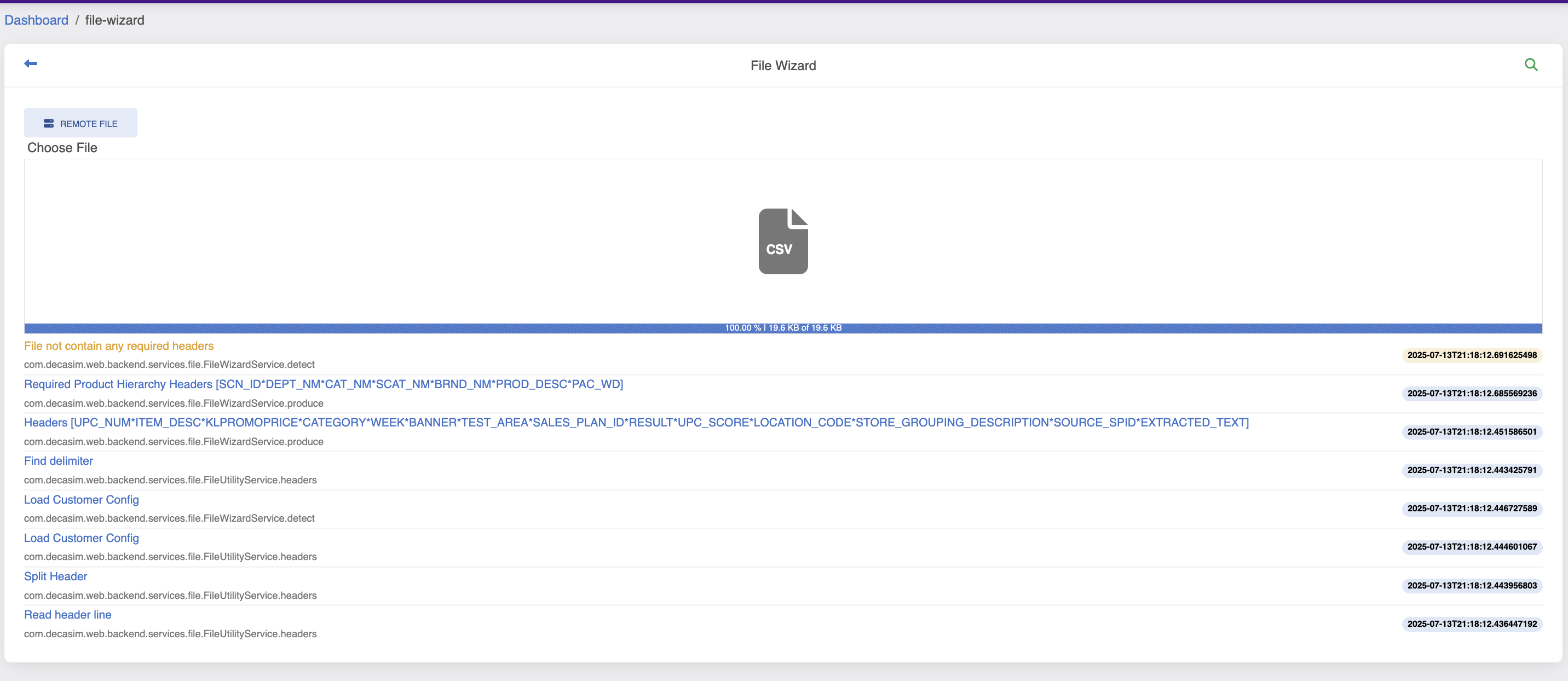 Process File